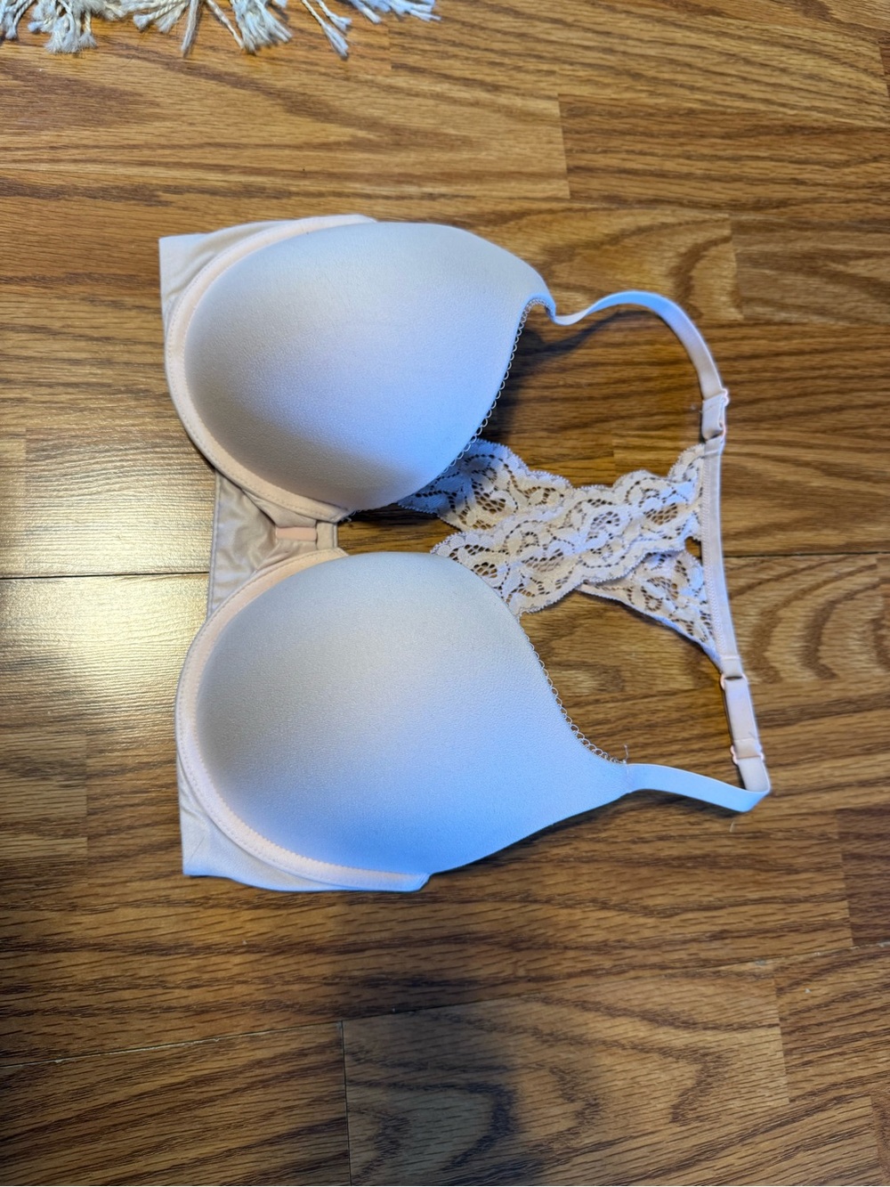 Victoria's Secret Light Pink Lace Racerback Bra